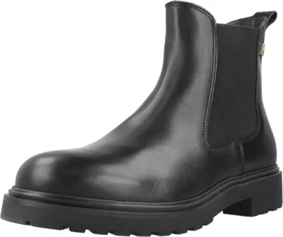 Produktbild von TOMMY HILFIGER TH LEATHER CLEATED CHELS Schwarz