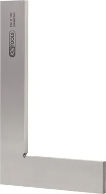 Obrázok produktu pre KS Tools 300.0293, uholník, Nerezová oceľ, Nerezová oceľ, DIN 875/0, 10 cm, 7 cm