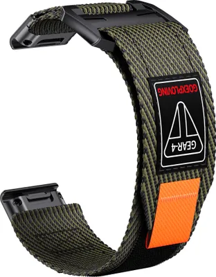 Produktbild von INF 26 mm gewebtes Nylonarmband mit Schnellverschluss für Garmin Fenix 7