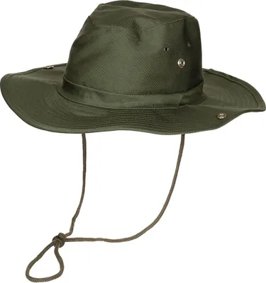 Produktbild von MFH Buschhut, mit Kinnband, zum Hochstellen, oliv