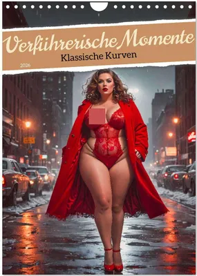 Produktbild von Verführerische Momente - Klassische Kurven (Wandkalender 2026 DIN A4 hoch), CALVENDO Monatskalender