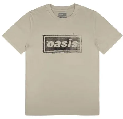 Produktbild von Oasis - T-Shirt für Herren/Damen Uni, Logo RO17452 (M) (Stein Grau)
