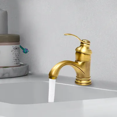 Produktbild von Waschtischarmatur Badarmatur  Bad Wasserhahn Antik Waschbecken für Badezimmer