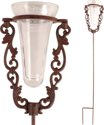 Regenmesser-Gusseisen-Glas
