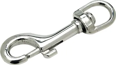 Produktbild von Seachoice Drehbarer Karabinerhaken Silber  Silber One Size