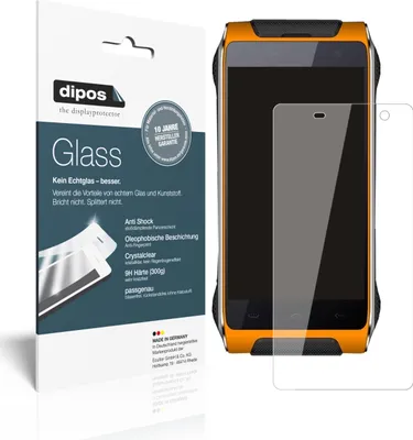 Obrázek produktu pro 2x ochranná fólie pro Homtom HT20 Pro - Anti-Shock 9H Film dipos Glass Plastic Glass