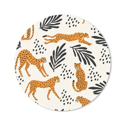 Produktbild von MuchoWow® Mauspad Mousepad Muster - Leopard 20x20 cm - Mousepads - Maus Mat - Pad - Mausunterlage - Schreibtischmatte