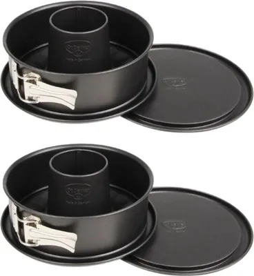 Image de Lot de 2 moules à manqué 18/6 cm en acier Dr oetker Tradition