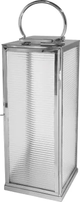 Produktbild von Malaga/Laterne Edelstahl geriffeltes Glas H78L30B30