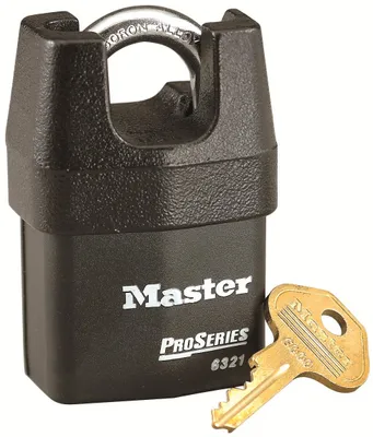 Obrázok produktu pre Visiaci zámok 6321EURD Master Lock PRO so zapusteným strmeňom - 54mm