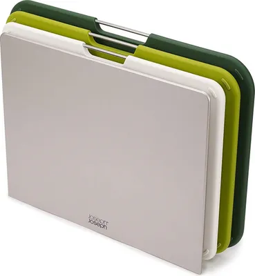 Zdjęcie produktu dla Joseph Joseph Nest™ Boards Large - 3-teiliges Schneidebrett-Set - Grün
