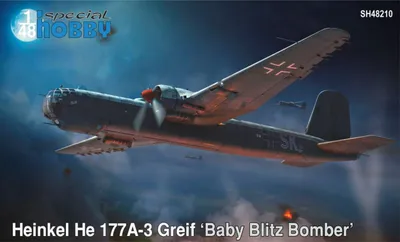Obrázek produktu pro Special Hobby 100-SH48210 – Heinkel He 177A-3 Greif v měřítku 1:48 –