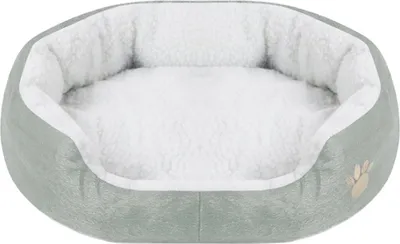 Produktbild von Rundes Bett für Hunde und Katzen 50 x 40 cm - grau