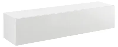 Immagine prodotto di Pensile «Evaton» con 2 ante a ribalta, 140 x 33 x 30 cm, bianco lucido