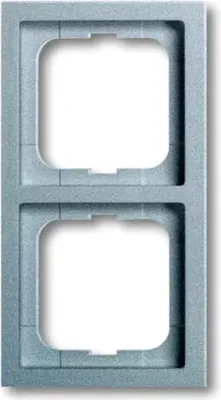 Productafbeelding van Busch-Jaeger Future Linear, frame, 2-voudig, aluminiumzilver, 1 stuk.