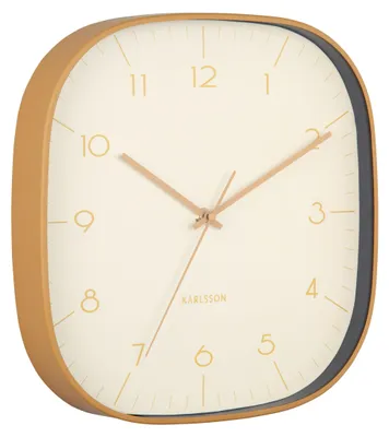 Produktbild von WANDUHR Grato Cuadrado - Gelb - 4,3/29/29 cm