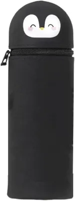 Productafbeelding van Kawaii Zachte Siliconen Penhouder - 2-in-1 Etui met Dierenthema
