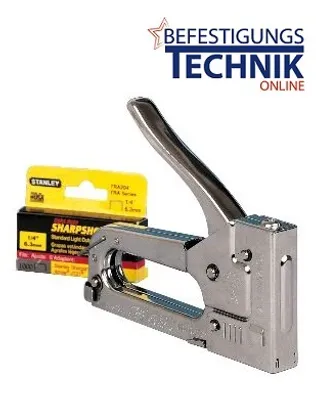 Produktbild von Stanley TR45 Handtacker, Silber, 182 mm, 158 mm, 25 mm, 450 g