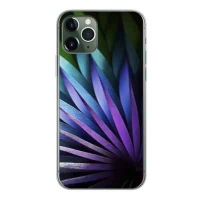 Produktbild von MuchoWow® Handyhülle Schutzhülle Hülle für iPhone 11 Pro Blumen - Geometrie - Abstrakt Silikon Softcase Handy Hülle - Handy