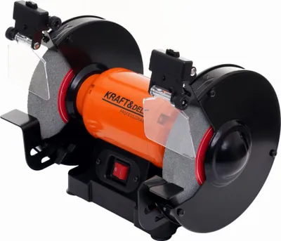 Zdjęcie produktu dla Szlifierka Stołowa 1800W 230V Kamień 2x 150x12,7 mm 2980 RPM Kraft&Dele