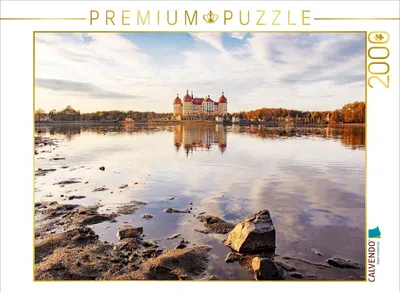 Produktbild von CALVENDO Puzzle Schloss Moritzburg 2000 Teile Puzzle quer | 2000 Teile Lege-Größe 90x67cm Foto-Puzzle für glückliche Stunden