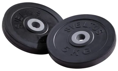 Image de Disques de poids en caoutchouc et acier pour le fitness