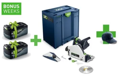Image de Scie plongeante 18V TSC 55 KEB-Basic 100Y Limited Edition (solo) - FESTOOL 578223
