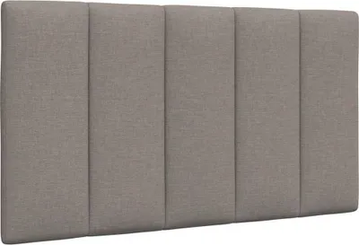 Produktbild von "2026 Promotion" Kopfteil moderne --Kissen "Hanko" Taupe 90 cm Stoff - Bettkopfteil CC25061