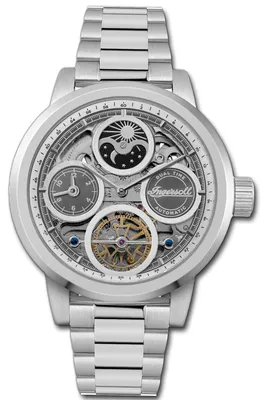 Productafbeelding van Polshorloge, roestvrij staal, zilverkleurig, analoog, heren, outdoor horloge, Ingersoll, model D3UIN16002