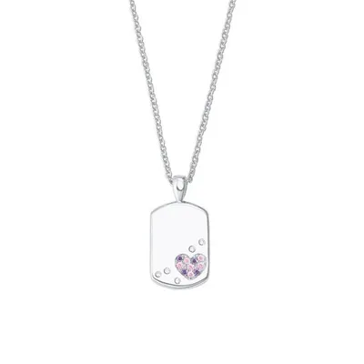 Produktbild von Prinzessin Lillifee 2027206 Mädchen Collier Herz 925 Silber rosa 38 cm