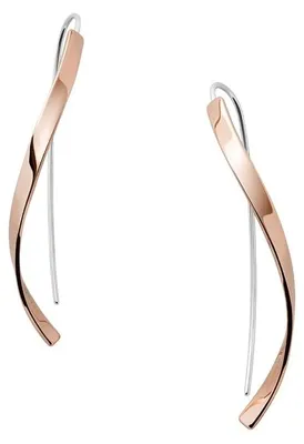 Produktbild von Skagen Damen Edelstahl Ohrringe mit Ohrbügelverschluss, Tropfenlänge: 50mm