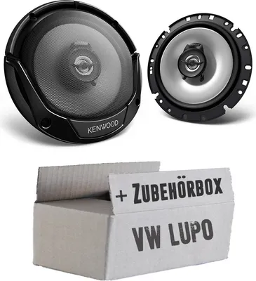 Produktbild von Lautsprecher Boxen Kenwood KFC-S1766 - 16,5cm 2-Wege Koaxialsystem Auto Einbausatz - Einbauset passend für VW Lupo Front - justSOUND