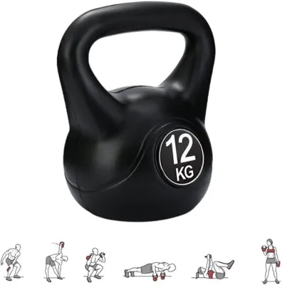 Produktbild von Kettlebell, 12 kg, mit ergonomischem Griff