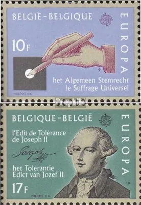 Produktbild von Briefmarken Belgien 1982 Mi 2100-2101 (kompl.Ausg.) postfrisch Historische Ereignisse