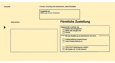 Produktbild von RNK Zustellungsumschlag 110x220mm 100St innen ohne Fenster