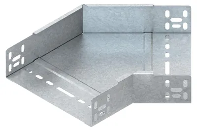 Productafbeelding van Niedax RBA60.300 boog, 45°, 60x302mm, met onbehandelde zijpanelen, bandversterkt.