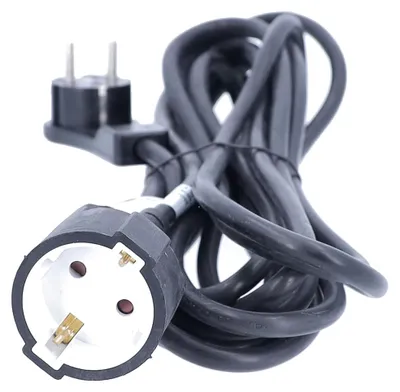 Zdjęcie produktu dla as-Schwabe PVC Schuko przedłużacz 2m wtyczka płaska 230V 16A czarny IP20