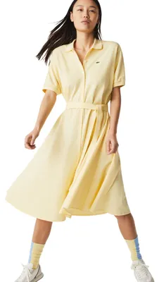 Productafbeelding van Lacoste dames polokleding, geel, maat XS
