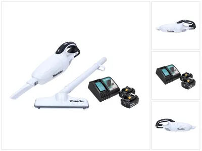 Produktbild von Makita DCL 181 FRFW Akku Staubsauger 18 V Weiß + 2x Akku 3,0 Ah + Ladegerät