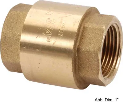 Produktbild von Universal-Rückschlagventil aus Messing, 3/4" IG