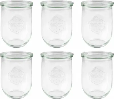Produktbild von WECK Tulpenform-Glas 1062ml 6er Pack