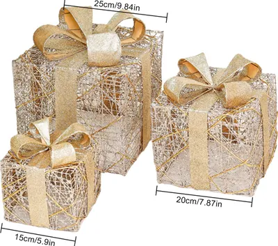Image de Boîtes Cadeaux Noël Décoration Intérieure Extérieure