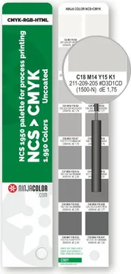 Produktbild von NinjaCOLOR NCS CMYK Uncoated