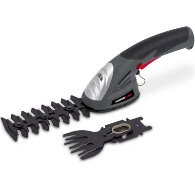Produktbild von Powerplus Heckenschere 7,2 V mit Akku – Rasenschere Strauchschere