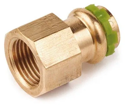 Produktbild von Kupfer Pressfitting Sudo-Press Übergangsverschraubung Innengewinde 15 mm - 3/8' Kontur V DVGW