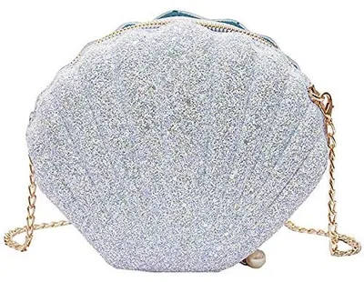 Productafbeelding van Niet-genderconforme vrouwen, meisjes, kleine zeemeermin, schelp, portemonnee, handtassen, glitters