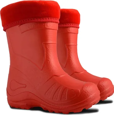 Produktbild von KOLMAX superleichte Eva Kinder Gummistiefel gefüttert Rot 26
