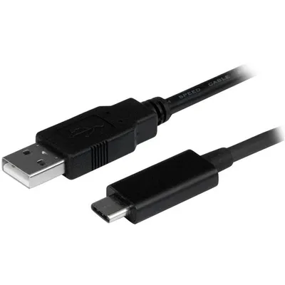 Produktbild von StarTech.com USB-A zu USB-C Kabel 1m, USB 2.0, 3A, Schwarz