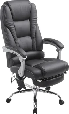 Produktbild von CLP Bürostuhl Pacific Kunstleder mit Massagefunktion schwarz