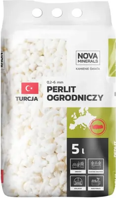Produktbild von Nova Minerals Agriperl Perlit 0,2-6 mm – Natürliches, biologisches Mineral vulkanischen Ursprungs für bessere Sauerstoffversorgung 5 L